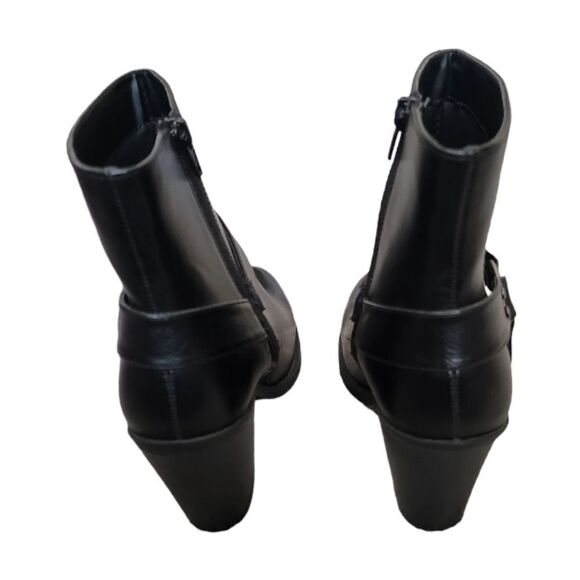 Espirt Women's Black Ankle Booties Size 9M NWOT - Picture 4 of 8